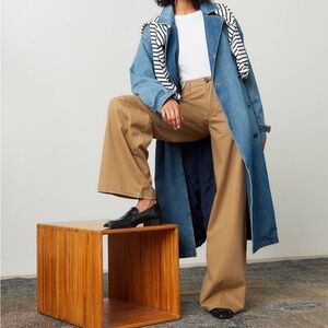 NWOT Levi's Wide Leg Pants in Khaki Brown